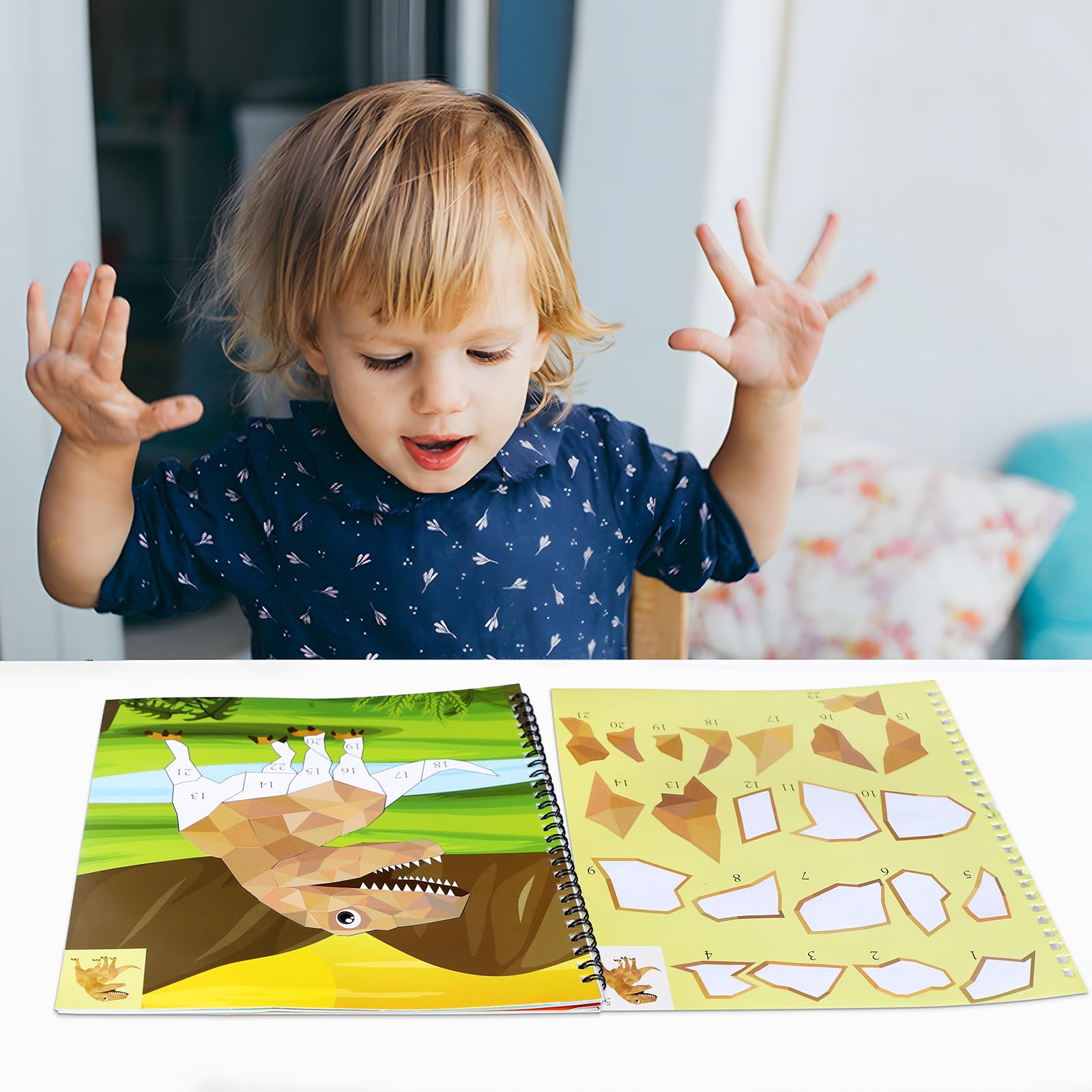 90shine sticker sheets dinosaurs, ready for easy placement and reusability.