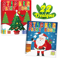 90shine two-pack sticker paint books invite creative play for kids.
