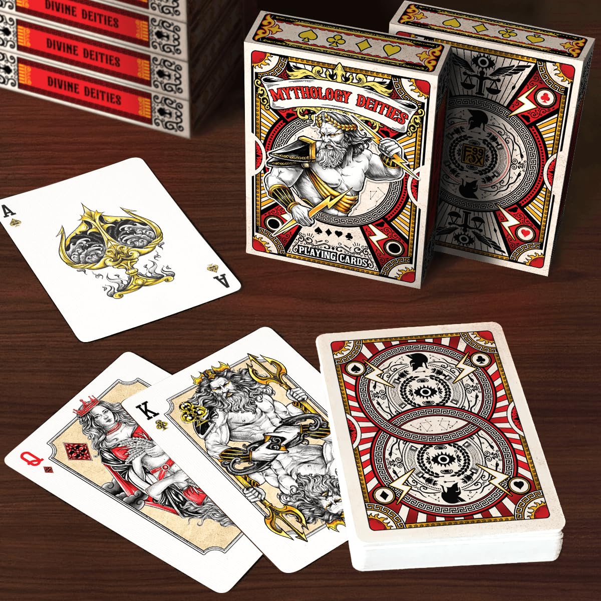 99FOX Mythology Deities playing cards card illustrations for collectors and players