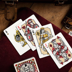 99FOX Mythology Deities playing cards linen finish for smooth shuffling