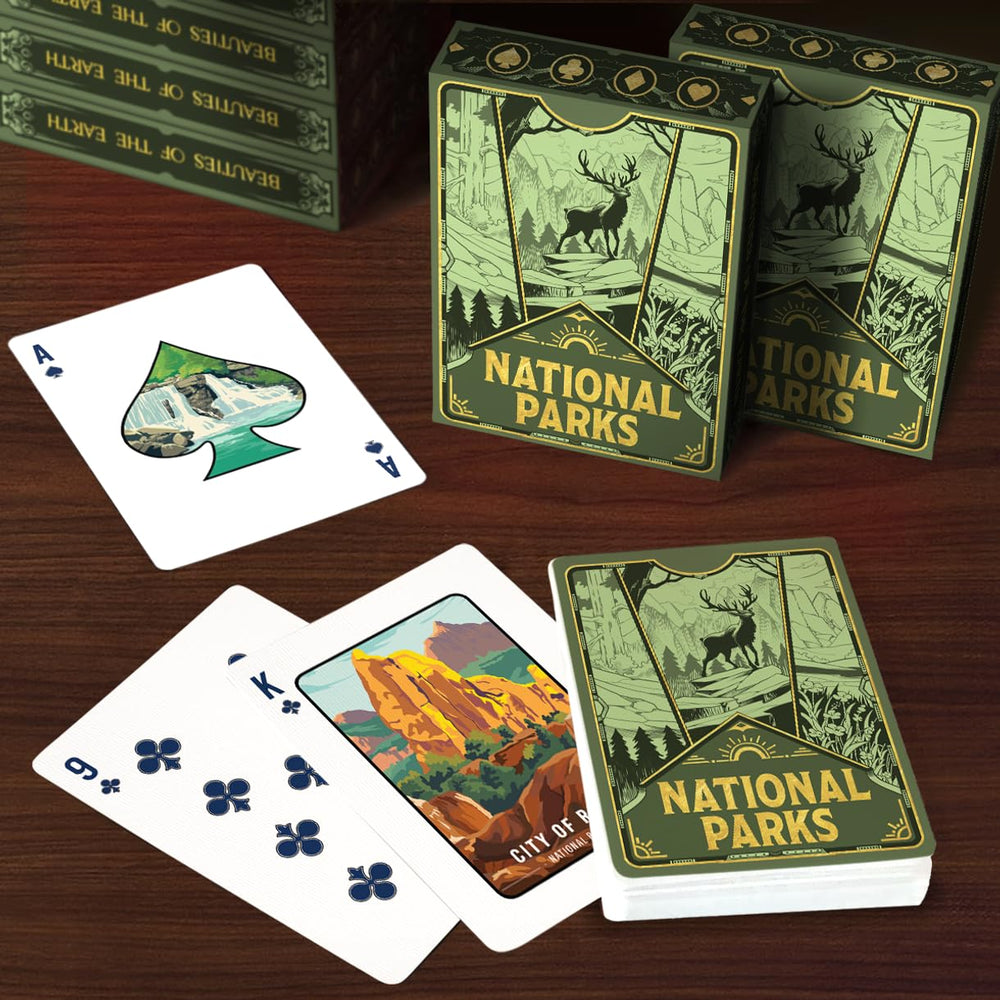99FOX Nature Reserve face cards feature unique park-inspired artwork.