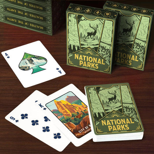 99FOX Nature Reserve face cards feature unique park-inspired artwork.