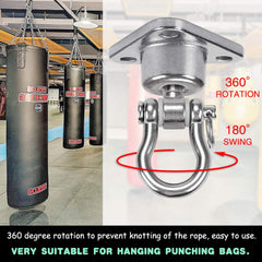 9M heavy-duty 1500-lb capacity hanger supports gym, porch, and yard rigs.