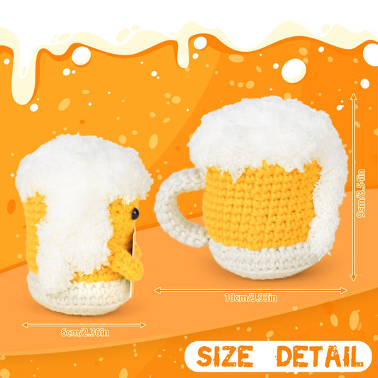 A AIFAMY funny beer crochet toy brightens gifts and conversations