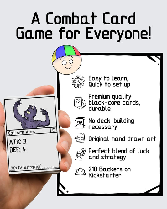 A Normal Card Game cards on table enabling quick setup and lively chaos.