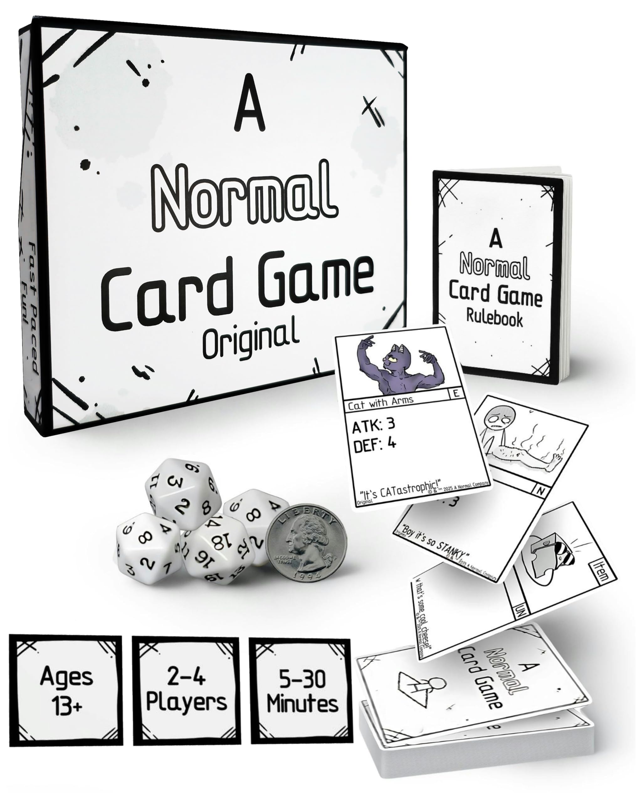 A Normal Card Game Original Edition box for easy gifting and travel-ready fun.
