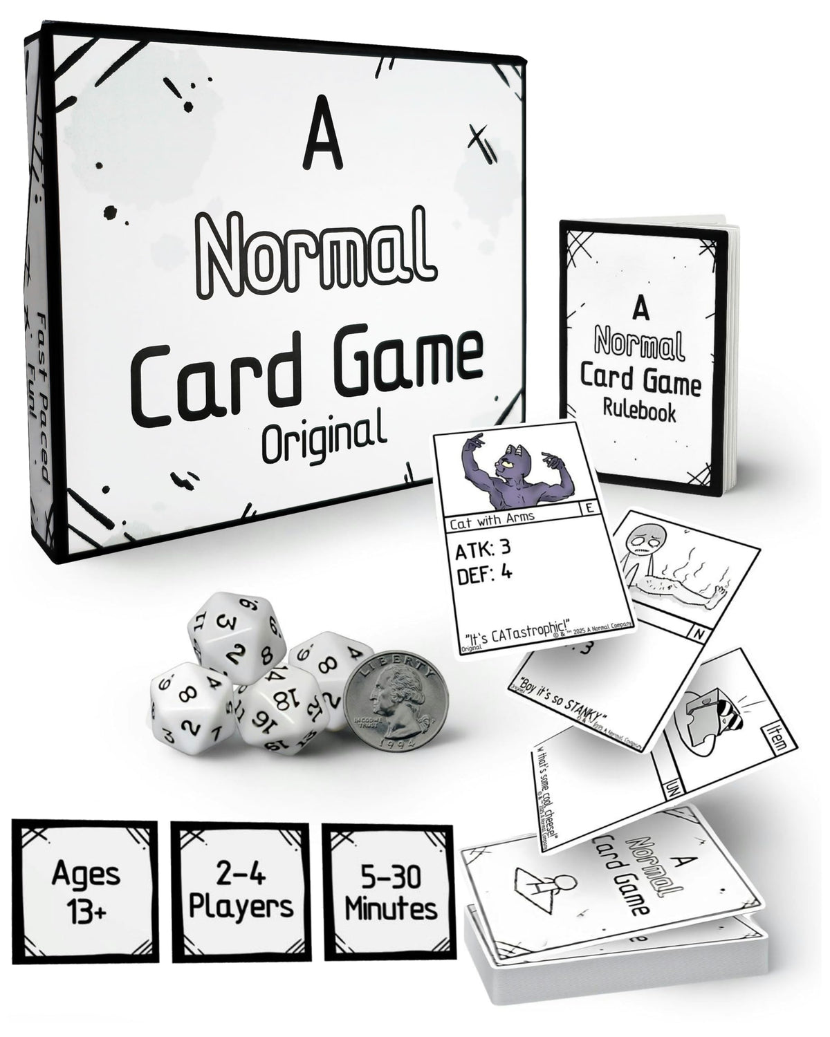 A Normal Card Game Original Edition box for easy gifting and travel-ready fun.