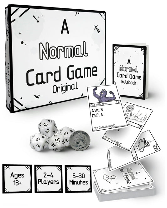 A Normal Card Game Original Edition box for easy gifting and travel-ready fun.