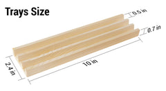 A Whole Lot Of Happy domino tray shallow grooves for easy tile viewing