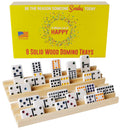 A Whole Lot Of Happy domino tray wooden collection for durable family games