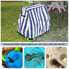 Aacabo water table cover highlights durable 420D oxford fabric for outdoor protection.