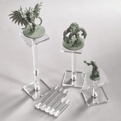 AAiphuwew combat riser 2in stand elevates miniatures for clear aerial battles