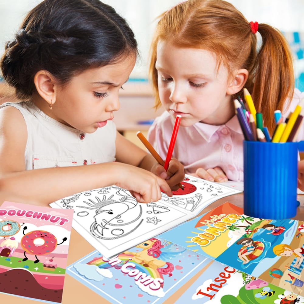 Aannanl 24 mini coloring set with vehicles to spark motor skills during travel