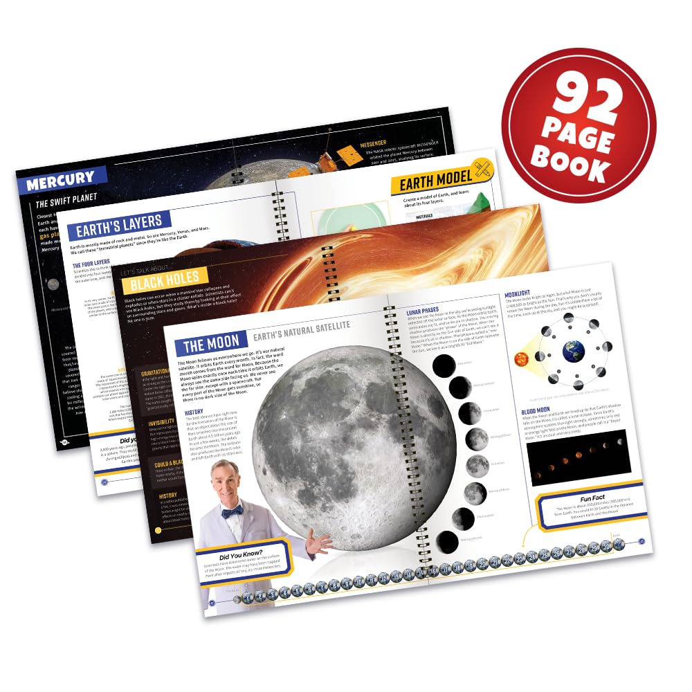 Abacus Brands space lab activities guide open for hands-on discovery