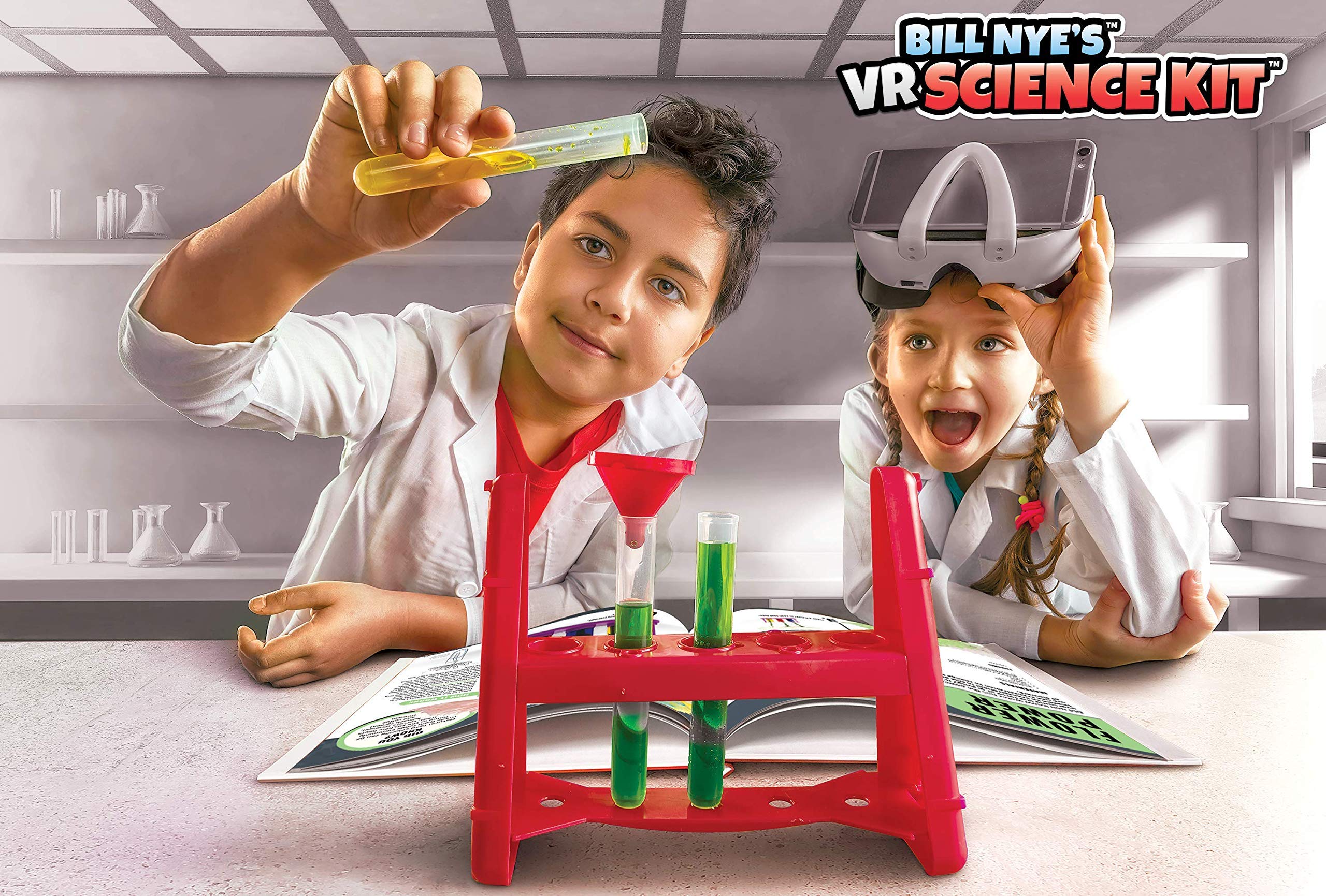 Abacus Brands Bill Nye VR lab tools image supports at-home experiments.