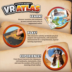 Abacus Brands Professor Maxwell's VR Atlas goggles included for hands-free learning.
