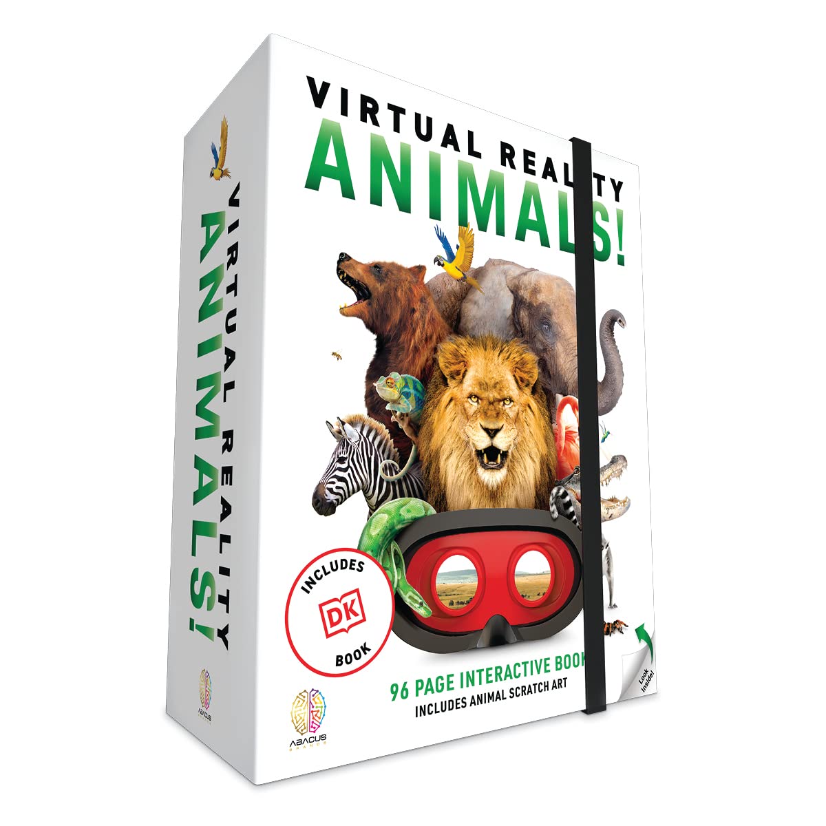 Abacus Brands Virtual Reality Animals gift box cover inviting immersive wildlife exploration