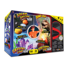 Abacus Brands VR Lab volcano eruption scene, promoting hands-on science exploration.