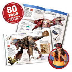 Abacus Brands VR 10-inch T-Rex fossil close-up for paleontology