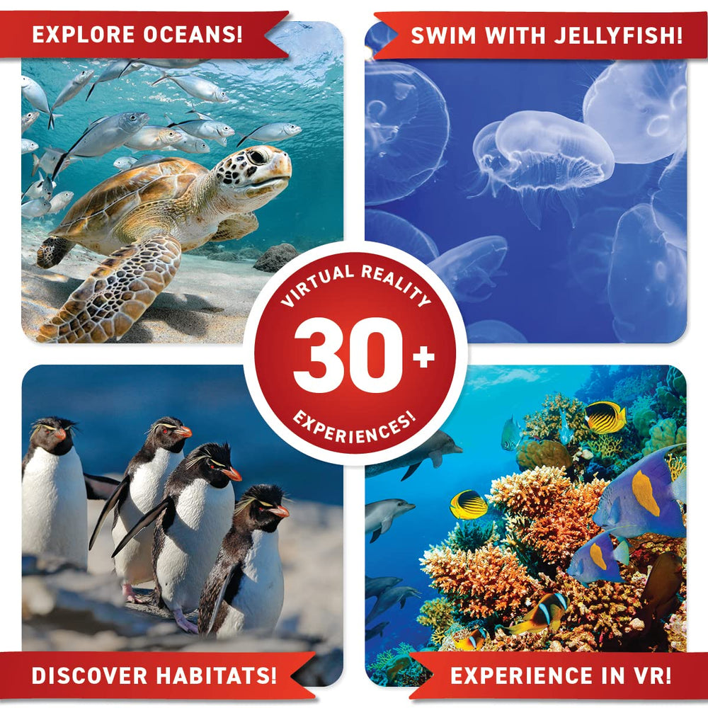 Abacus Brands VR Oceans sea creatures interaction promoting exploration and discovery.