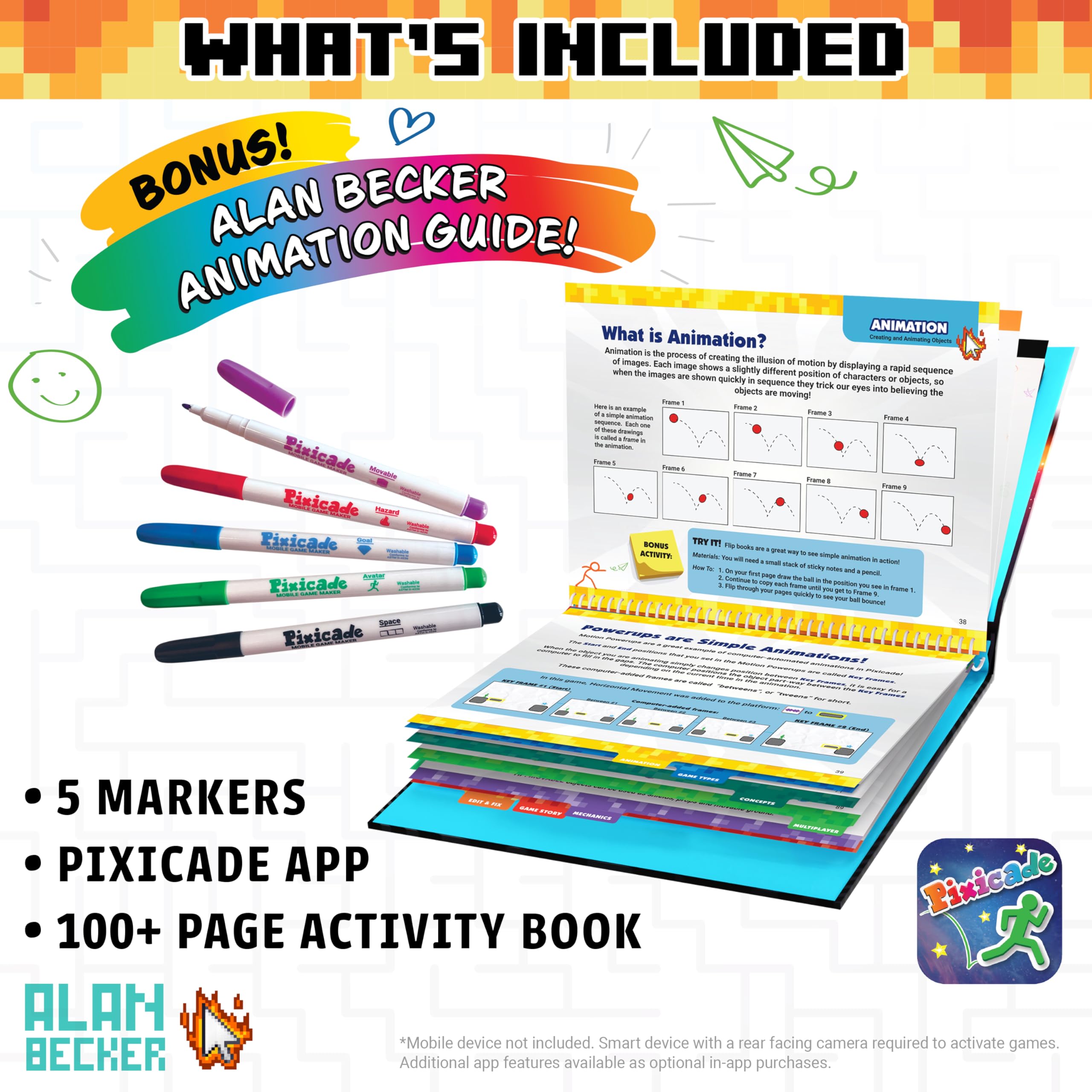 Abacus Pixicade Special Animation Edition 108-page design book for ideas.