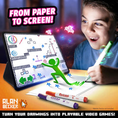 Abacus Pixicade Special Animation Edition snap-and-play simplifies turning drawings into games.