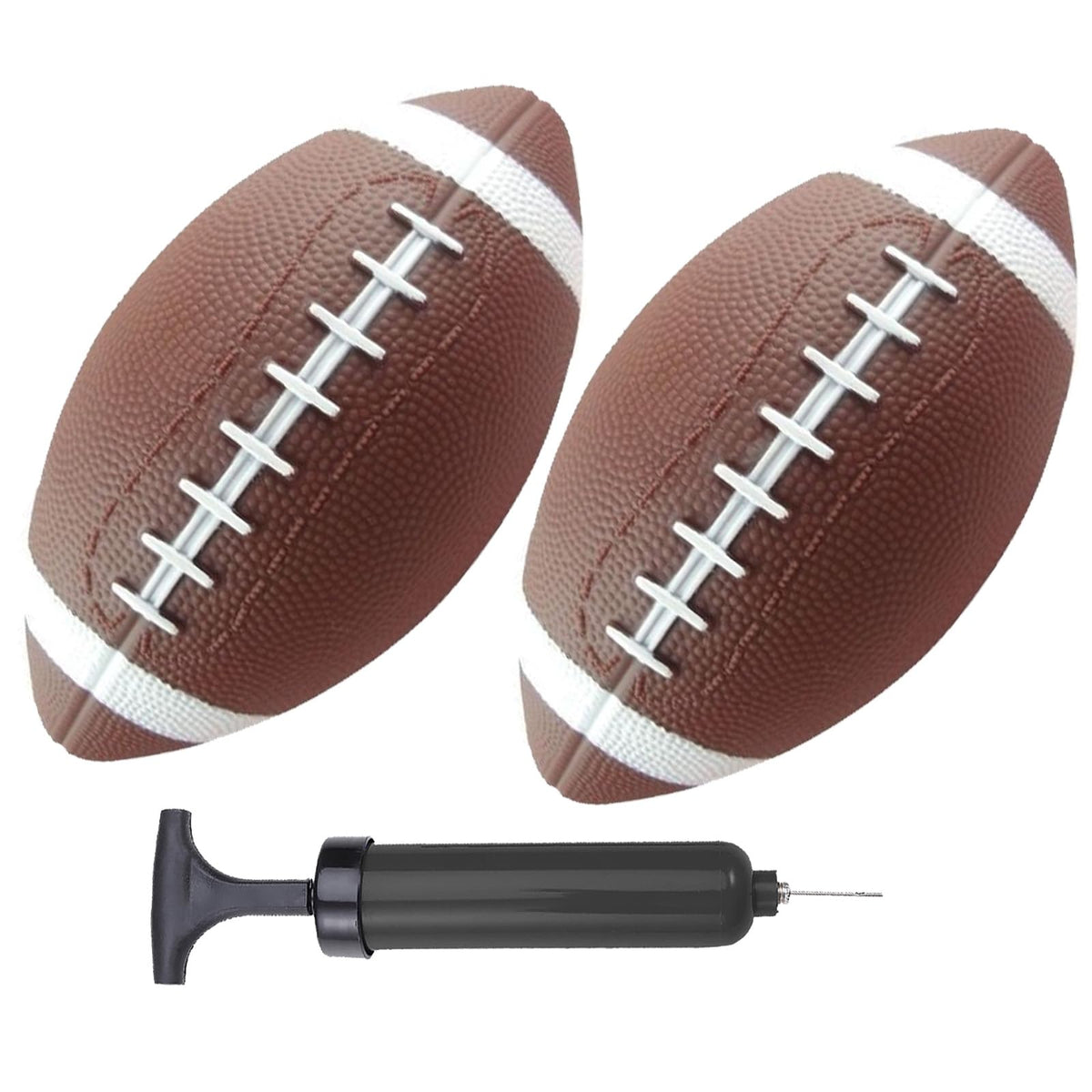 ABAJI Toy Football 6-inch ball with soft rubber surface for kids' safe indoor and outdoor play.