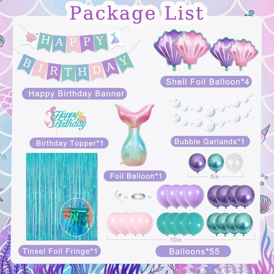 ABAOWO Bubble garland adds whimsical texture to the party backdrop