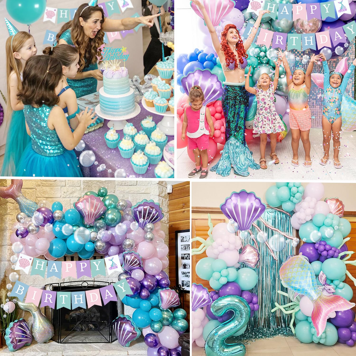 ABAOWO Fringe backdrop creates dreamy ocean atmosphere for photos