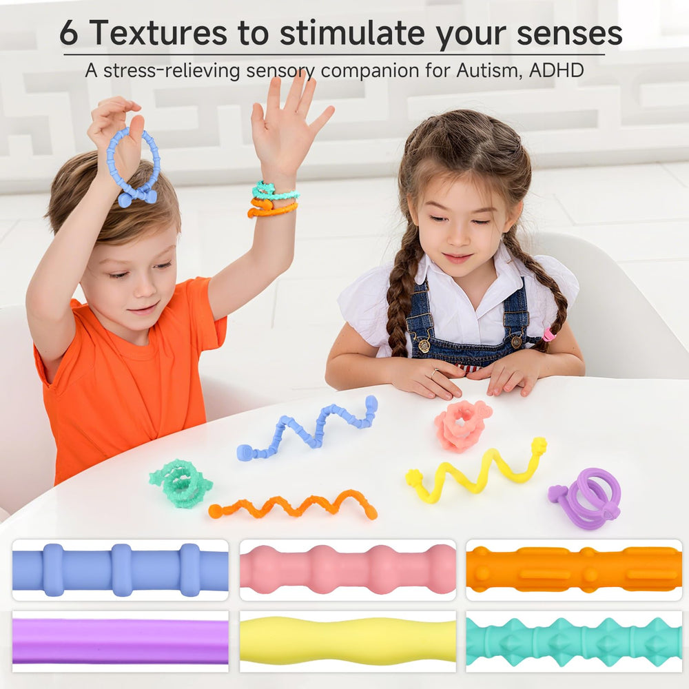 Abdkw fidget sticks enhance fine motor skills through twisting and pulling.
