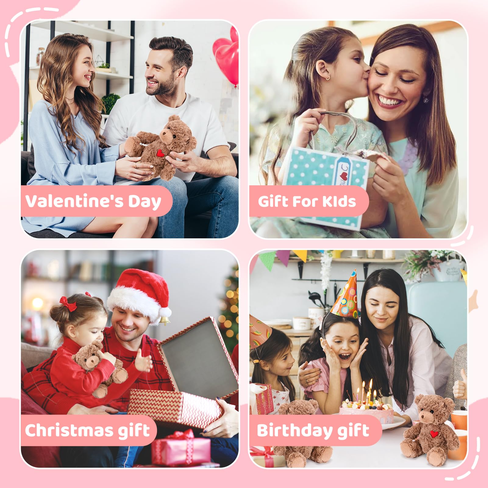 ABEARCAR gift-ready teddy bear for holidays like Valentine’s Day or Christmas
