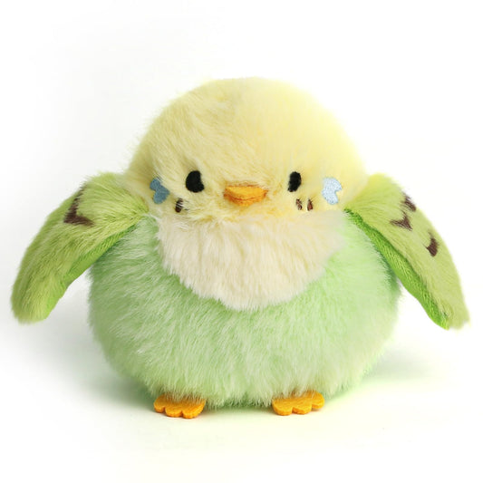 ABEARCAR parakeet plush, 3.9 inches, ideal for kids' play and travel.