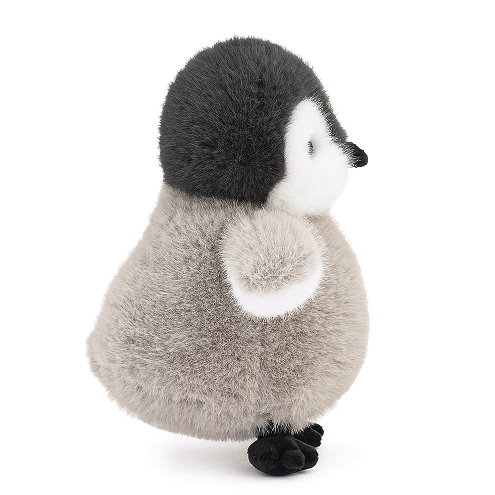 ABEARCAR penguin plush small 9-inch side view shows soft fabric