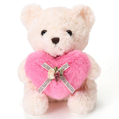 ABEARCAR cute teddy bear with pink heart plush, perfect for gifting and hugging.