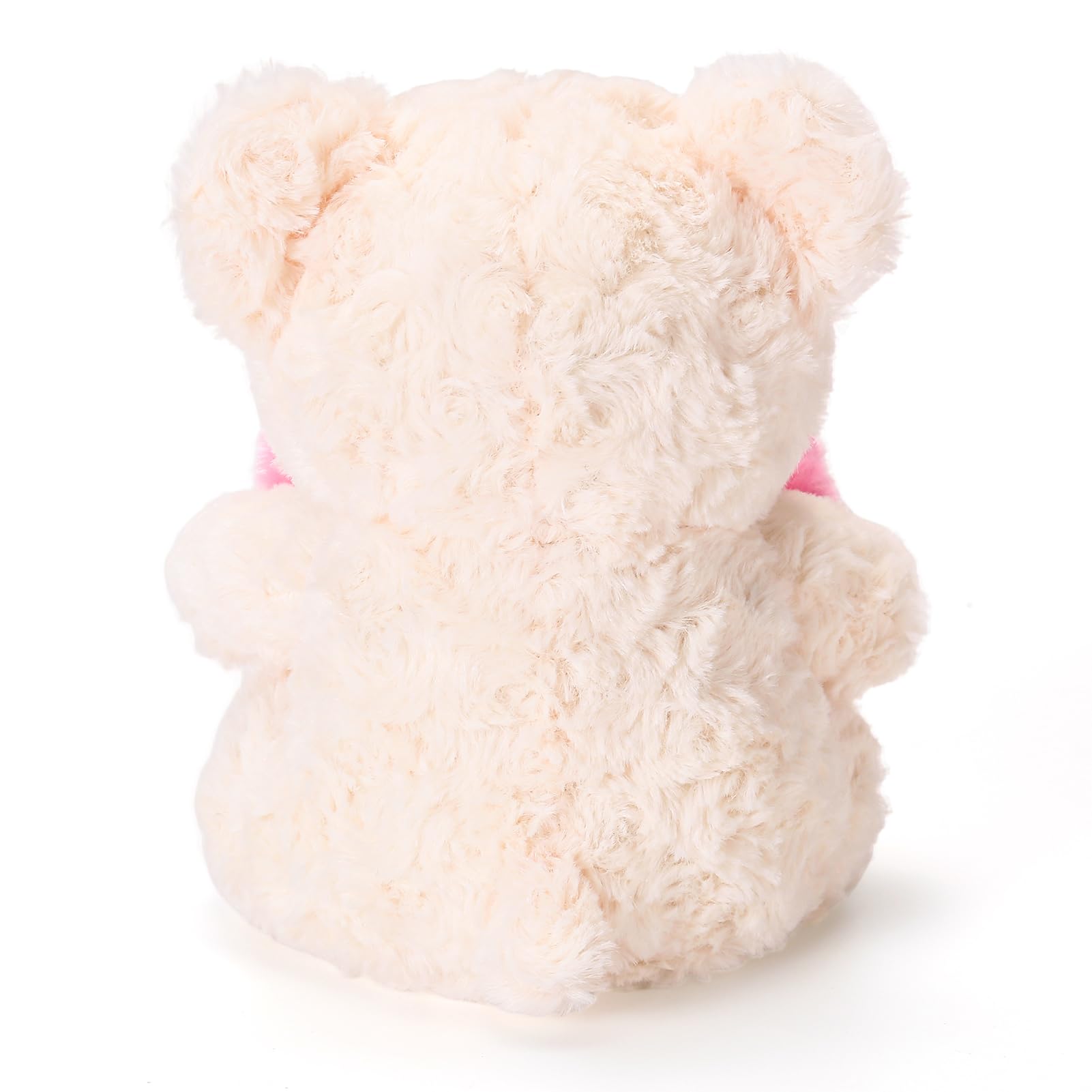 ABEARCAR valentine teddy bear with bow and roses, ideal for celebrations.