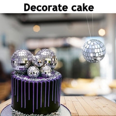 Abeillo disco ball topper 2-3cm-2 ideal for mini desserts and dessert tables.