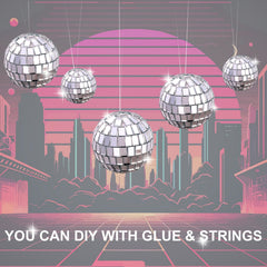 Abeillo disco ball topper 3cm-1 brings intimate shimmer to small desserts.