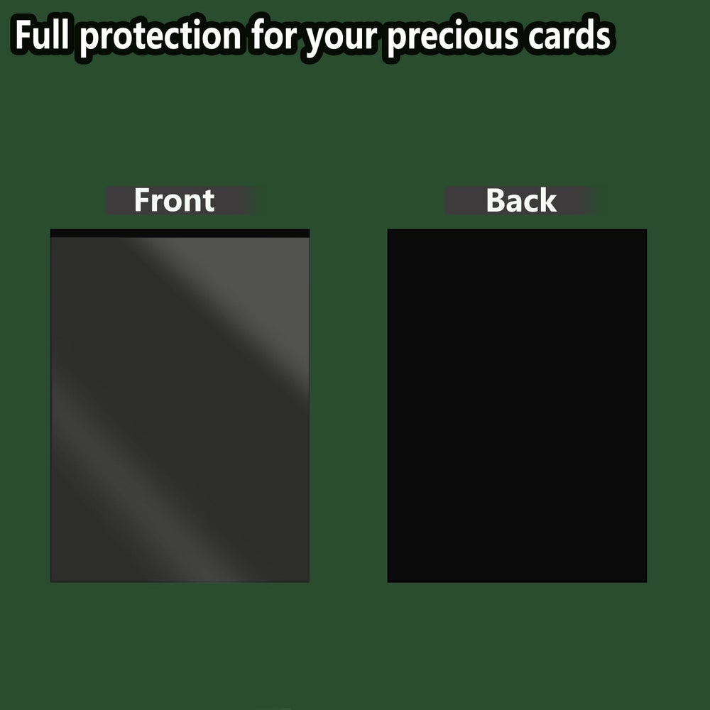 66 x 91 mm standard size fits MTG and Yu-Gi-Oh cards securely.