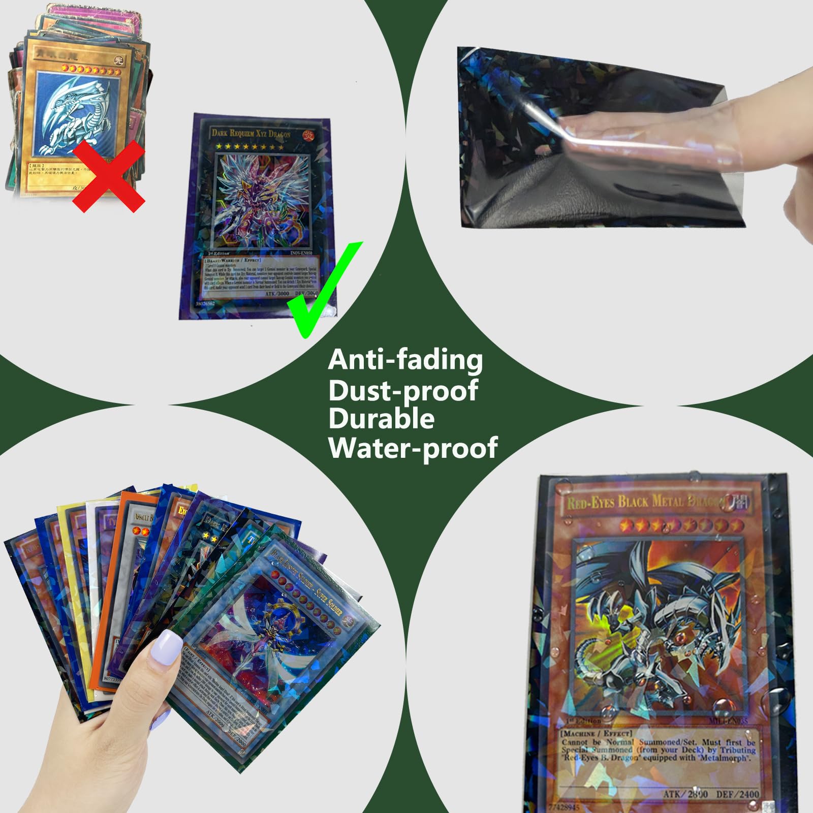 Abejita opp material card sleeves pack for PVC-free protection
