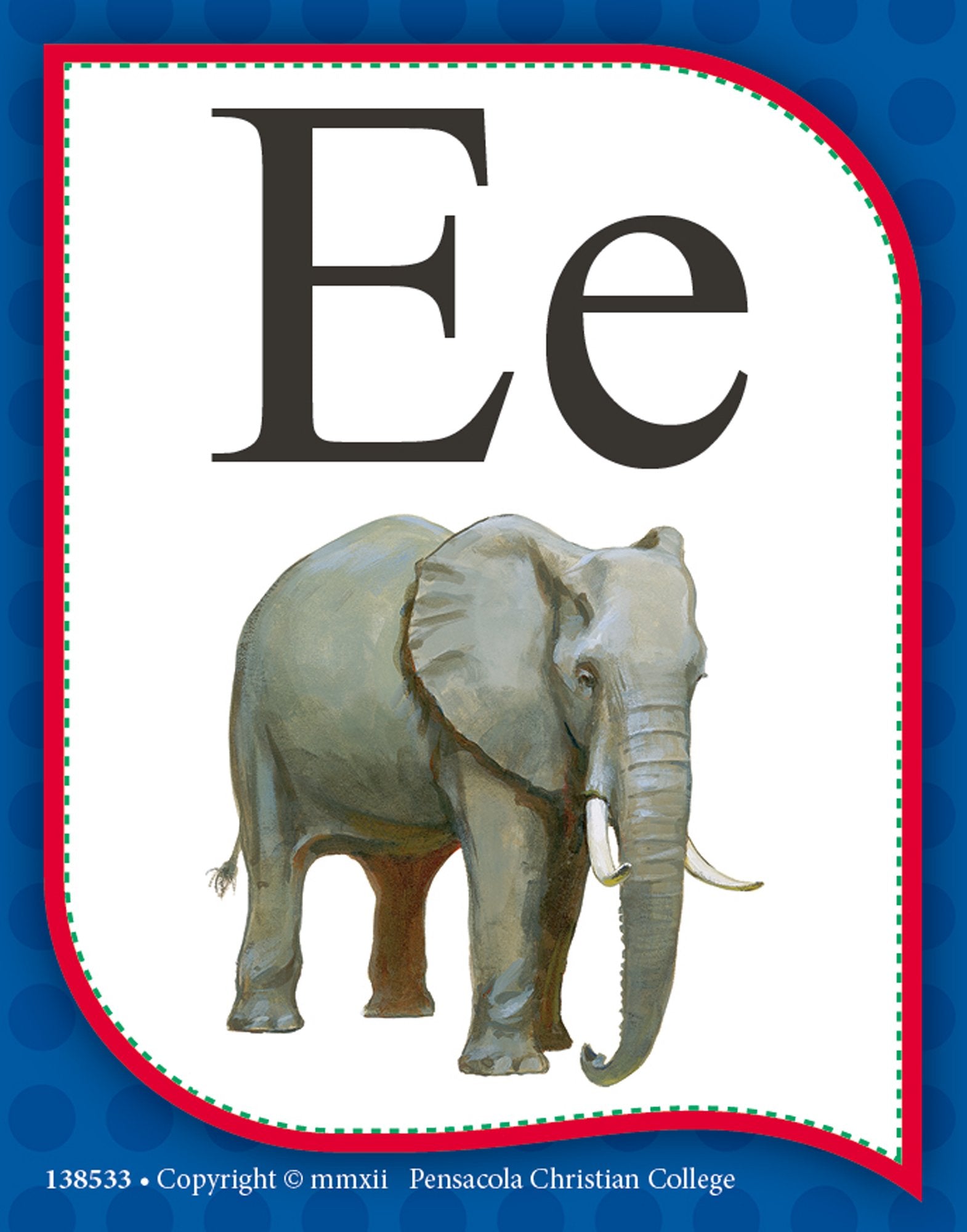 Abeka Mini Alphabet Flashcards pocket-size pack is easy to carry.