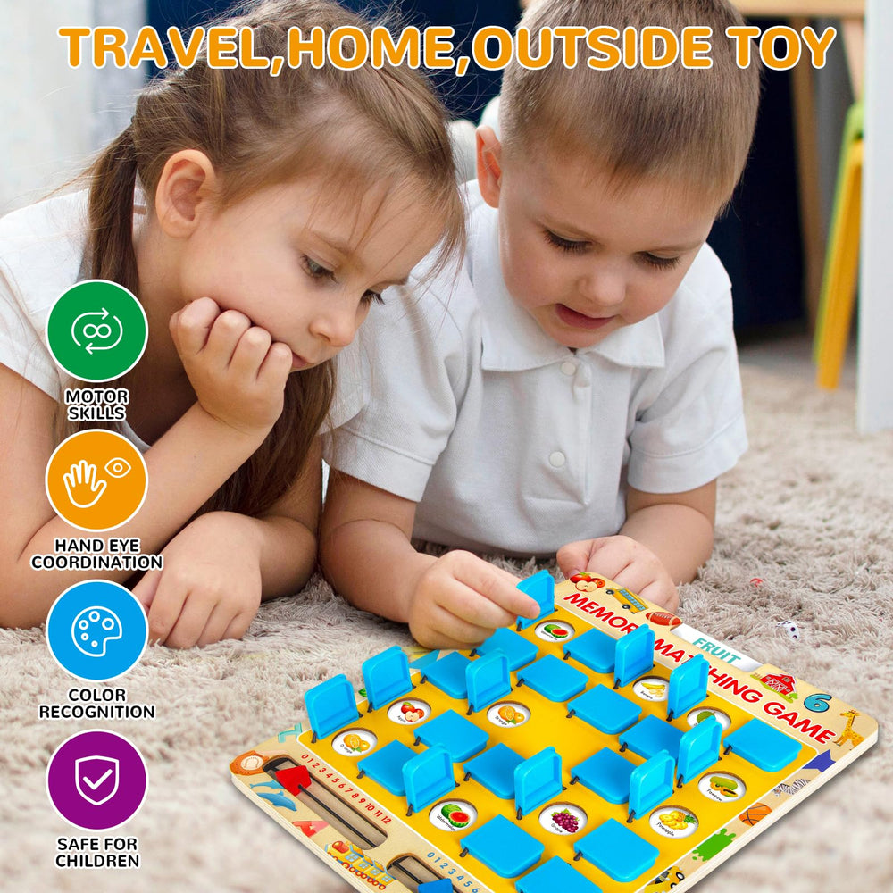 ABERLLS memory cards double-sided promotes memory and concentration in kids.