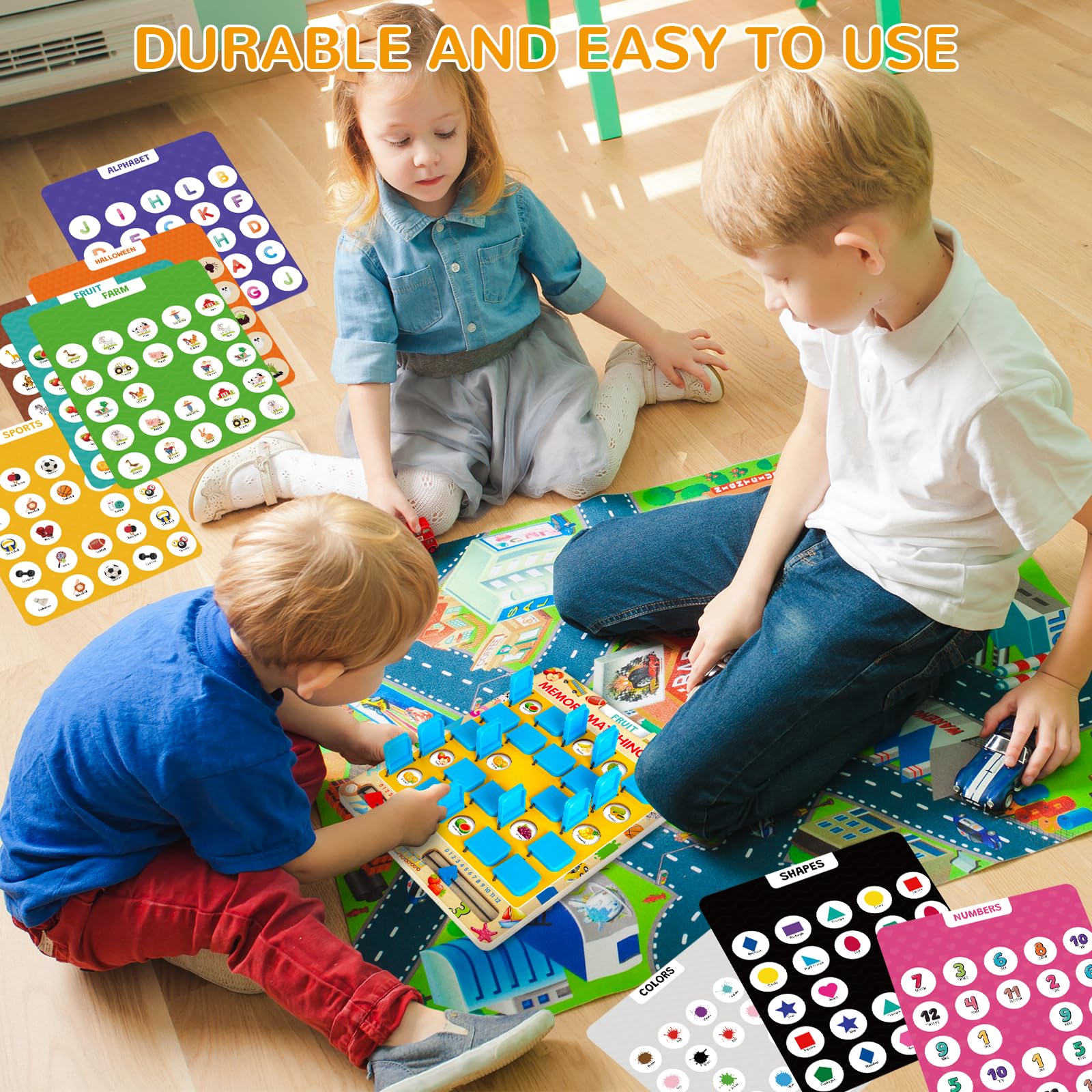 ABERLLS safe-rounded-corners design reduces bumps during play.