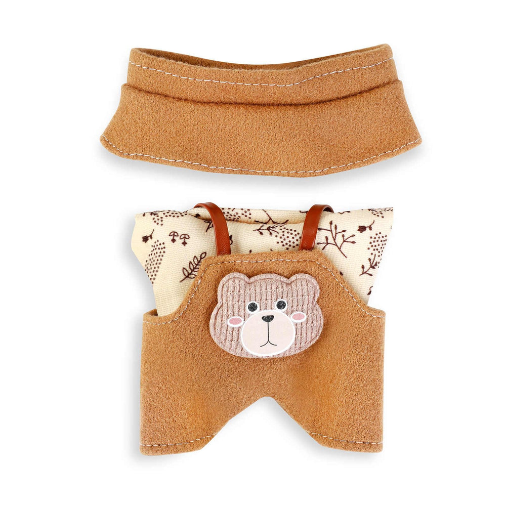 Abincee 17cm knit dress for Labubu dolls, highlighting cozy premium craftsmanship.