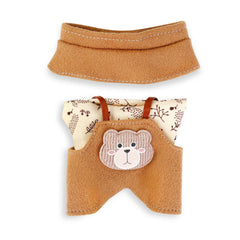 Abincee 17cm knit dress for Labubu dolls, highlighting cozy premium craftsmanship.