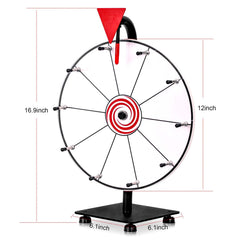 Abitcha prize wheel dry-erase surface for reusable slot labels and clear writing.