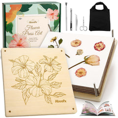 Aboofx Flower Press Kit 11x11 top view for large dried flower art