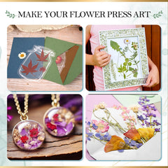 Aboofx Flower Press Kit instruction and tools ensure beginners can start confidently