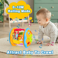 Aboosam Colorful Light Display engages infants attention during playtime