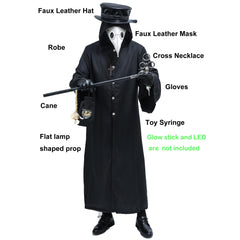 Absolute Vibe plague-doctor robe adds dramatic silhouette for Halloween outfits