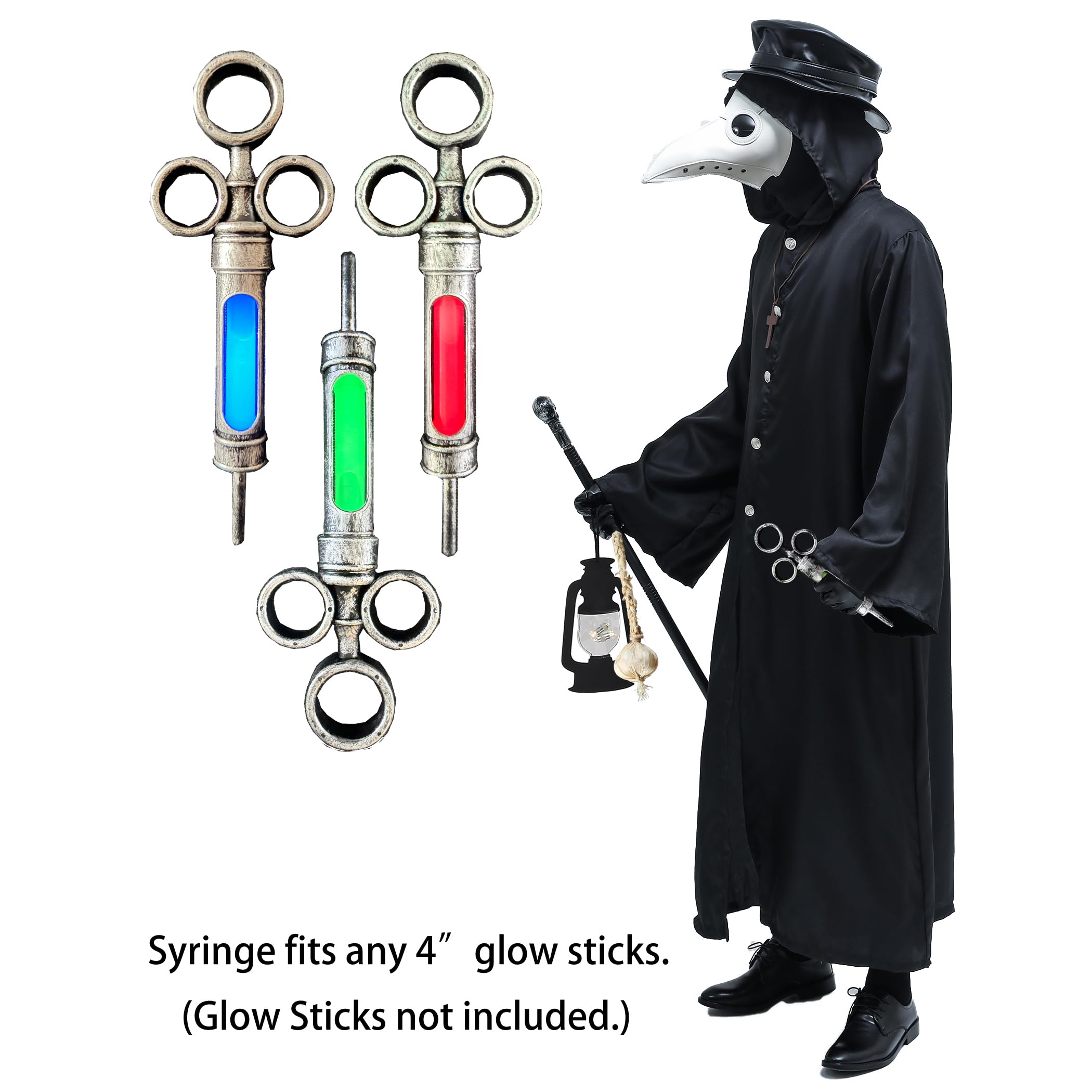 Absolute Vibe toy syringe prop enhances steampunk cosplay scenes